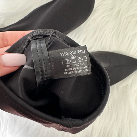 Zara NEW Fabric Heeled Ankle Boots - Picture 7 of 8